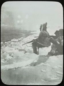 Image: Eskimos [Inuit] Sitting at a Seal Hole